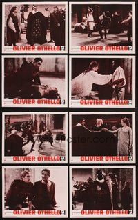 2g688 OTHELLO 8 LCs '66 Laurence Olivier in the title role with Maggie Smith as Desdemona!