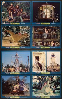 2g709 PETE'S DRAGON 8 LCs '77 Walt Disney, Helen Reddy, Mickey Rooney, great images!