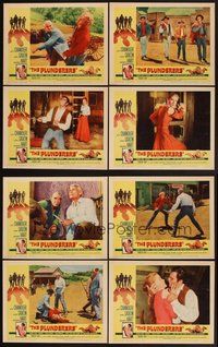 2g716 PLUNDERERS 8 LCs '60 Jeff Chandler, John Saxon, Dolores Hart in western action!
