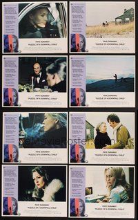 2g732 PUZZLE OF A DOWNFALL CHILD 8 LCs '71 sexy Faye Dunaway, Viveca Lindfors, Roy Scheider!