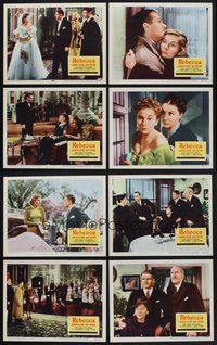 2g744 REBECCA 8 LCs R56 Alfred Hitchcock, Laurence Olivier & Joan Fontaine!