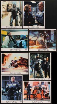 2g762 ROBOCOP 2 8 LCs '90 cool images of cyborg policeman Peter Weller, sci-fi sequel!