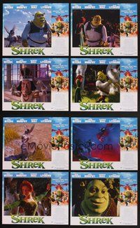 2g809 SHREK 8 LCs '01 Mike Myers, Eddie Murphy, Cameron Diaz, cool images of CGI cast!