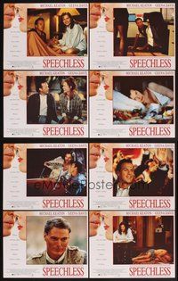 2g836 SPEECHLESS 8 LCs '94 Michael Keaton, Geena Davis, Christopher Reeve!