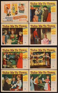 2g879 TAKE ME TO TOWN 8 LCs '53 saga of sexy Ann Sheridan & the men she fooled, Sterling Hayden!