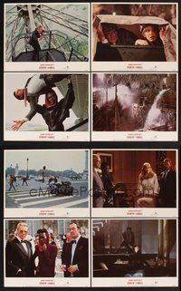 2g949 VIEW TO A KILL 8 LCs '85 Roger Moore as James Bond 007, Grace Jones, sexy Tanya Roberts!