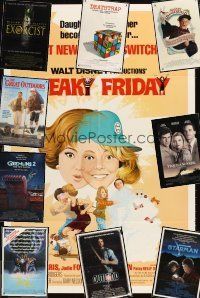 2h003 LOT OF 73 FOLDED ONE-SHEETS '74 - '91 Freaky Friday, Starman, Great Outdoors & many more!
