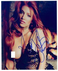 2h261 ANGELICA BRIDGES signed color 8x10 REPRO still '00s the sexy Baywatch actress half naked!
