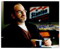 2h266 BILLY BOB THORNTON signed color 8x10 REPRO still '00 close up sitting at desk wearing glasses!
