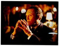 2h271 CHRISTOPHER WALKEN signed color 8x10 REPRO still '00s close up of the tough guy in suit & tie!