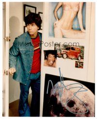 2h294 MARK WAHLBERG signed color 8x10 REPRO still '00s as Dirk Diggler from Boogie Nights!