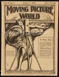 2h083 MOVING PICTURE WORLD exhibitor magazine February 1, 1919 Mary Miles Minter, Theda Bara
