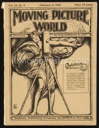 2h078 MOVING PICTURE WORLD exhibitor magazine February 2, 1918 Mary Pickford, Fatty Arbuckle