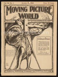2h080 MOVING PICTURE WORLD exhibitor magazine October 19, 1918 How Charlie Captured the Kaiser!