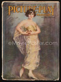 2h097 PICTURE PLAY magazine October 1919 full-length artwork of Irene Castle by Haskell Coffin!