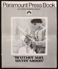2h161 BROTHER SUN SISTER MOON pressbook '73 Franco Zeffirelli's Fratello Sole, Sorella Luna!