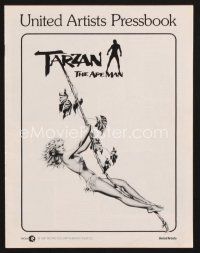 2h214 TARZAN THE APE MAN pressbook '81 directed by John Derek, Richard Harris, sexy Bo Derek!