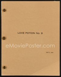 2h240 LOVE POTION #9 script July 5, 1990, screenplay by Dale Launer!