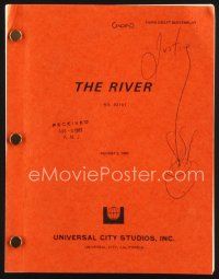 2h251 RIVER third draft script August 3, 1983, screenplay by Robert Dillon & Julian Barry!