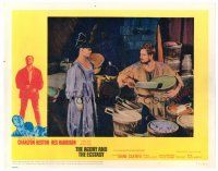 2j031 AGONY & THE ECSTASY LC #6 '65 pretty Diane Cilento with Charlton Heston as Michelangelo!