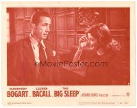 2j101 BIG SLEEP LC #8 R54 Humphrey Bogart looks puzzled by sexpot Martha Vickers, Howard Hawks!