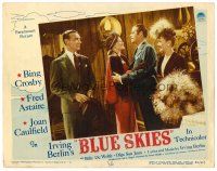 2j125 BLUE SKIES LC #2 '46 Fred Astaire, Olga San Juan, Joan Caulfield, Billy De Wolfe!