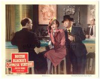 2j138 BOSTON BLACKIE'S CHINESE VENTURE LC #4 '49 Chester Morris at bar hitting on Joan Woodbury!