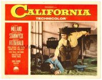 2j152 CALIFORNIA LC #5 R58 cowboy Ray Milland finds a dead man on the floor!