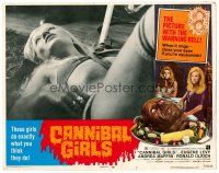 2j155 CANNIBAL GIRLS LC #3 '73 early Canadian horror comedy directed by Ivan Reitman, sexsy c/u!