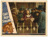 2j153 CAN'T HELP SINGING LC '44 lots of soldiers greet pretty Deanna Durbin & carry her things!