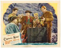 2j156 CAPTAIN KIDD LC '45 Charles Laughton, Gilbert Roland & pirates by treasure chest!