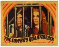2j196 COWBOY QUARTERBACK LC '39 great image of Bert Wheeler & Marie Wilson behind bars!