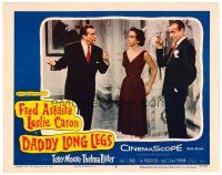2j207 DADDY LONG LEGS LC #8 '55 wonderful image of Fred Astaire in suit with Leslie Caron!