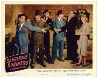 2j213 DANGEROUS BUSINESS LC '46 Forrest Tucker & thugs forcefully ask where the corpse is!