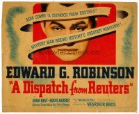 2j239 DISPATCH FROM REUTERS TC '40 Edward G. Robinson, mystery man behind the greatest headlines!