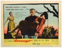 2j251 DRANGO TC '57 art of Jeff Chandler, a man against a town gone mad with lust!