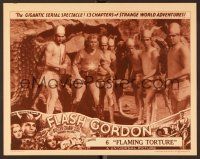 2j284 FLASH GORDON Chap6 LC '36 full-length Buster Crabbe in uniform w/guards, best serial ever
