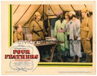 2j294 FOUR FEATHERS LC '39 Zoltan Korda, soldiers watch John Clements pretend to be deaf & dumb!
