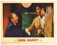 2j319 GIRL HAPPY LC #2 '65 Harold Stone begs Elvis Presley to watch his daughter in Florida!