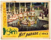 2j367 HIT PARADE OF 1943 LC '43 wonderful far shot of elaborate musical production number!