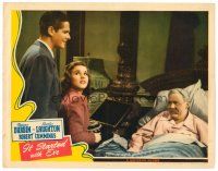 2j412 IT STARTED WITH EVE LC '41 Robert Cummings & Deanna Durbin visit Charles Laughton in bed!