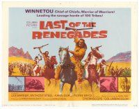 2j462 LAST OF THE RENEGADES TC '66 Lex Barker as Old Shatterhand, cool Native American art!