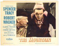 2j553 MOUNTAIN LC #3 '56 close up of Spencer Tracy glaring at intense Robert Wagner!