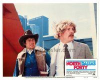 2j585 NORTH DALLAS FORTY LC #1 '79 Mac Davis & football player Nick Nolte wearing suit & tie!