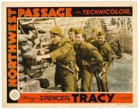 2j587 NORTHWEST PASSAGE LC '40 Spencer Tracy, Robert Young & Walter Brennan ready to attack!