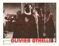 2j602 OTHELLO LC #2 '66 close up of Laurence Olivier kissing Maggie Smith, William Shakespeare