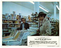 2j625 PLAY IT AGAIN, SAM LC #2 '72 Woody Allen in store with Jerry Lacy as Humphrey Bogart!