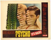 2j649 PSYCHO LC #1 R65 great close image of Janet Leigh & John Gavin by window with shadows!