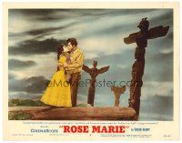 2j677 ROSE MARIE LC #8 '54 Ann Blyth & Fernando Lamas sing Indian Love Call by totem poles!