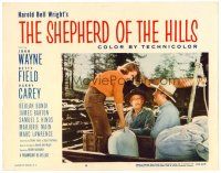 2j710 SHEPHERD OF THE HILLS LC #8 R55 John Wayne helps Betty Field unload the wagon!